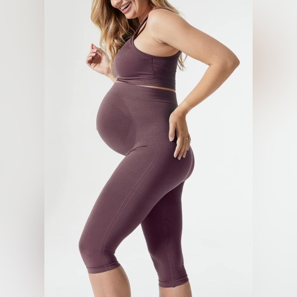 BLANQI Everyday Maternity Belly Support Crop Leggings size small - Picture 5 of 5